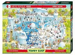 Heye Puzzle Šílená ZOO: Polární expozice 1000 dílků