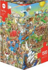 Heye Puzzle Historická řeka 1500 dílků