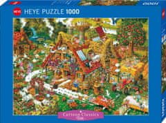 Heye Puzzle Cartoon Classics: Veselá farma 1000 dílků