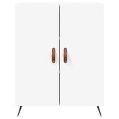 Greatstore Skříň highboard bílá 69,5 x 34 x 180 cm kompozitní dřevo