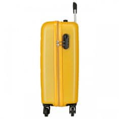 Joummabags Sada ABS cestovních kufrů ROLL ROAD FLEX Ochre, 55-65-75cm, 584946D