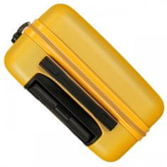 Joummabags Sada ABS cestovních kufrů ROLL ROAD FLEX Ochre, 55-65-75cm, 584946D