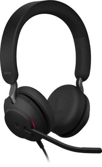 Jabra Evolve2 40, USB-A, UC Stereo, černá