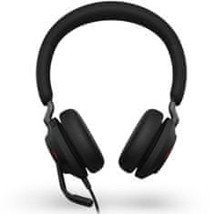 Jabra Evolve2 40, USB-C, MS Stereo, černá