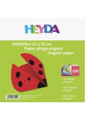 HEYDA Papíry na origami 15 x 15 cm ( 100 ks )