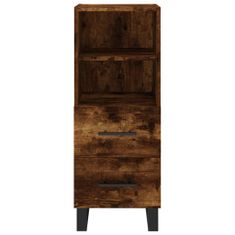 Vidaxl Skříň highboard kouřový dub 34,5 x 34 x 180 cm kompozitní dřevo