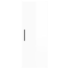 Vidaxl Nástěnná skříňka bílá s vysokým leskem 34,5 x 34 x 90 cm