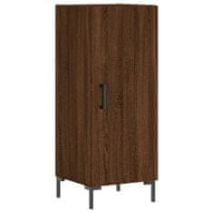 Vidaxl Skříň highboard hnědý dub 34,5 x 34 x 180 cm kompozitní dřevo