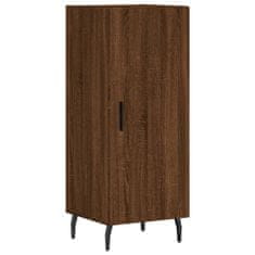 Greatstore Skříň highboard hnědý dub 34,5 x 34 x 180 cm kompozitní dřevo