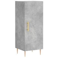 Vidaxl Skříň highboard betonově šedá 34,5x34x180 cm kompozitní dřevo