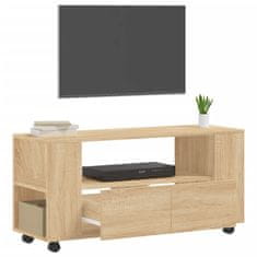 Vidaxl TV skříňka dub sonoma 102 x 34,5 x 43 cm kompozitní dřevo