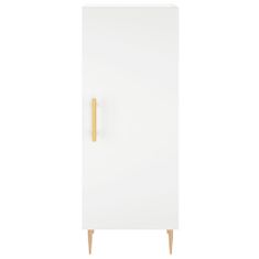 Vidaxl Skříň highboard bílá 34,5 x 34 x 180 cm kompozitní dřevo