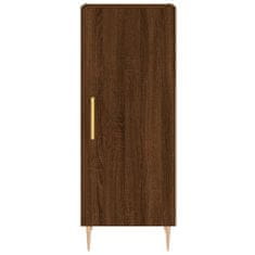 Vidaxl Skříň highboard hnědý dub 34,5 x 34 x 180 cm kompozitní dřevo