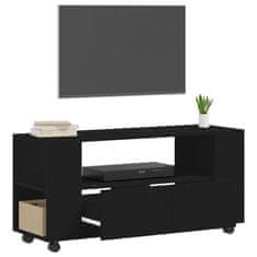 Vidaxl TV skříňka černá 102 x 34,5 x 43 cm kompozitní dřevo