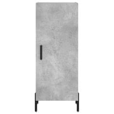 Vidaxl Skříň highboard betonově šedá 34,5x34x180 cm kompozitní dřevo