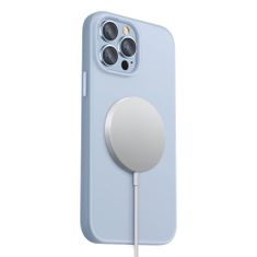 UNIQ UNIQ Lino Hue silikonový kryt iPhone 13 Pro Max Modrá