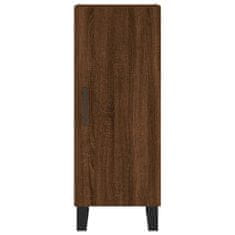 Vidaxl Skříň highboard hnědý dub 34,5 x 34 x 180 cm kompozitní dřevo