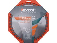 Extol Premium Kotouč pilový s SK plátky, O 350x3,3x30mm, 40T