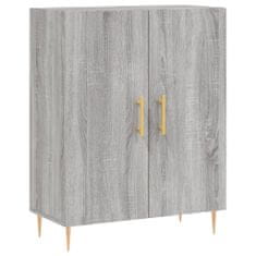 Vidaxl Skříň highboard šedá sonoma 69,5 x 34 x 180 cm kompozitní dřevo