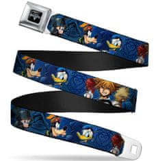 LEVNOSHOP Buckle-Down - obojek - SBB - šířka 1.5" LARGE - KINGDOM HEARTS Logo Plná barva Černá Stříbrná Modrá Fade