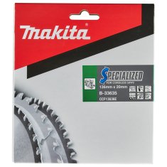 Makita Kotouč na dřevo 136xx20mm 36 zubů B-33635