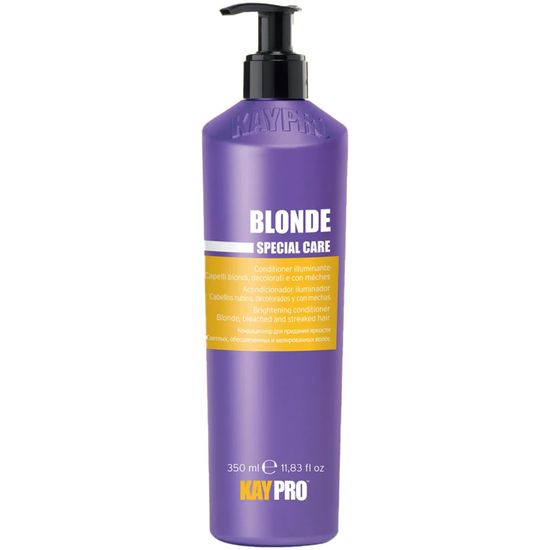 KayPro Blonde Special Care - kondicionér pro blond vlasy, neutralizuje nežádoucí žluté odlesky, dodává vlasům lesk a lesk, 350ml