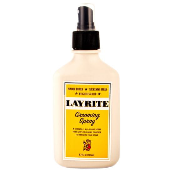 Layrite Grooming sprej pro úpravu vlasů 200ml, předběžný styling pod rtěnku, předběžný styling pod rtěnku