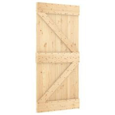 Vidaxl Dveře NARVIK 95 x 210 cm masivní borové dřevo