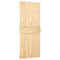 Greatstore Posuvné dveře s kováním 80 x 210 cm masivní borové dřevo