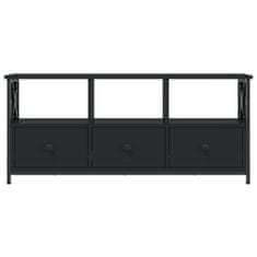 Vidaxl TV skříňka černá 102 x 33 x 45 cm kompozitní dřevo a železo