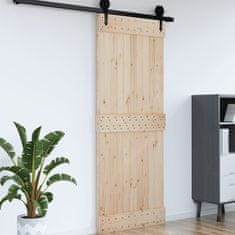 Vidaxl Dveře NARVIK 80 x 210 cm masivní borové dřevo
