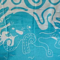 HOME ESSENTIALS Velká plážová a saunová osuška OCTOPUS 90x170 cm.