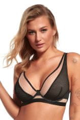 Lupoline Měkká dámská podprsenka soft Lupoline 2352 Bralette černo-béžová 70D