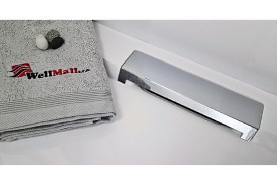 WellMall Sifon s krytkou pro sprchové vaničky HARD, chrom