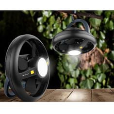 Northix Kempingová lampa s ventilátorem a powerbankou - 3600 mAh 