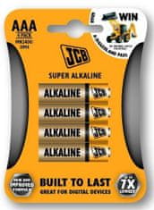 HJ  Baterie AAA/LR03 JCB SUPER ALKALINE 4ks (blistr)