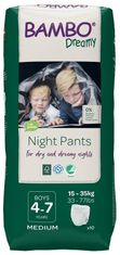 Bambo Nature BAMBO Dreamy Night Pants Kalhotky plenkové jednorázové Boys 4-7 let (15-35 kg) 10 ks