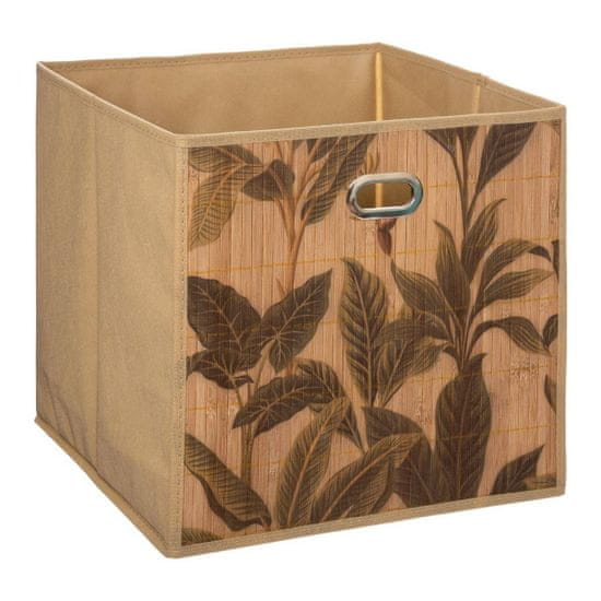 Dekorstyle Úložný box Flower Bamboo 31x31 cm