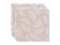 Jollein pleny Nature Pale Pink 4ks 70x70 cm