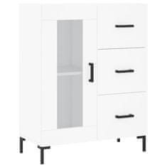 Vidaxl Skříň highboard bílá 69,5 x 34 x 180 cm kompozitní dřevo