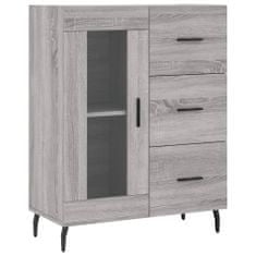 Vidaxl Skříň highboard šedá sonoma 69,5 x 34 x 180 cm kompozitní dřevo