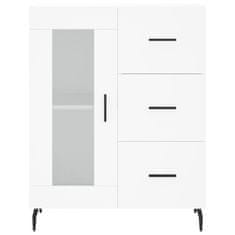 Vidaxl Skříň highboard bílá 69,5 x 34 x 180 cm kompozitní dřevo