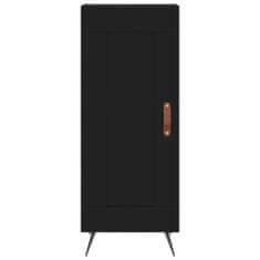 Vidaxl Skříň highboard černá 34,5 x 34 x 180 cm kompozitní dřevo