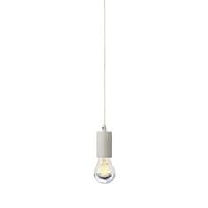 SLV BIG WHITE FITU, závěsné svítidlo, A60, kulaté, bílé, kabel 5m s otevřeným koncem, max. 60 W 132691