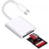 CO2 CO2 USB-C ADAPTÉR ČTEČKY KARET USB TYPU C MICRO SD/TF ADAPTÉR DO 256GB