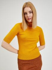 Orsay Žlutý dámský svetr s krátkým rukávem ORSAY M
