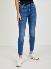 Orsay Modré dámské skinny fit džíny ORSAY XS