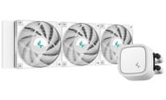 DEEPCOOL vodní chladič LE720 / 3x120 mm fan / ARGB / Intel i AMD (LGA1700) / bílý