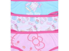 sarcia.eu 3x Hello Kitty barevné kalhotky pro dívky 6-7 let 122 cm