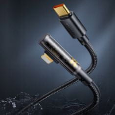 Mcdodo Kabel Mcdodo Prism, pro iPhone, USB-C, úhlový, vysokorychlostní, 36 W, 1,2 m CA-3390